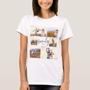 Moderne familie t-shirt