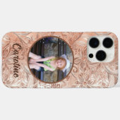 Moderne Familiefoto Bloemenprint Case-Mate iPhone Case (Achterkant (horizontaal))