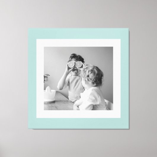 Moderne familiefoto Gemakkelijk met een eenvoudige Canvas Afdruk (Voorkant)