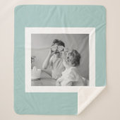 Moderne familiefoto Gemakkelijk met een eenvoudige Sherpa Deken (Voorkant)