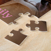 Moderne familiefoto legpuzzel (Zijkant)