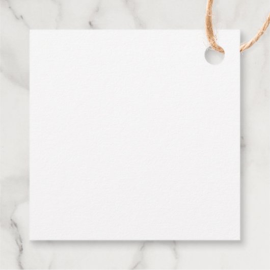 Moderne familiefoto & persoonlijke naam cadeau bedankjes labels (Achterkant)