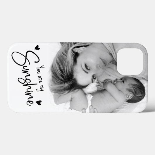 Moderne familiefoto U bent mijn zonneschijnmoeder Case-Mate iPhone Case (Achterkant (horizontaal))