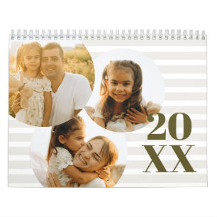 Moderne familiefoto's  kalender