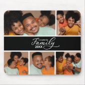 Moderne familiekollage muismat (Voorkant)