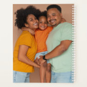 Moderne familiekollage planner (Achterkant)