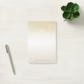 Moderne Faux Gold Confetti - op maat gesneden Post-it® Notes (Kantoor)