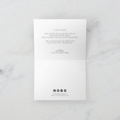 Moderne faux gouden luxe business bedankt (Binnen)