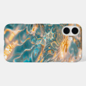 moderne faux iriserende Case-Mate iPhone case (Achterkant (horizontaal))