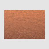 Moderne Faux Metallic Koper Textuur Tissuepapier (Voorkant)