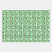 Moderne feestdag en kerstmis met bomen inpakpapier vel (Voorkant 3)