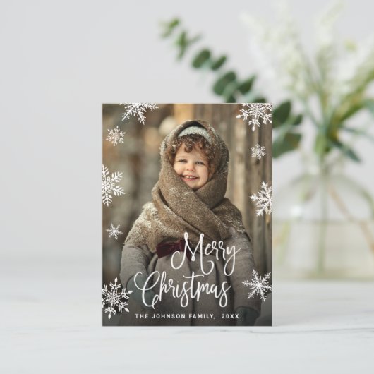 Moderne feestdag feestdag feestdag briefkaart (Staand voorkant)