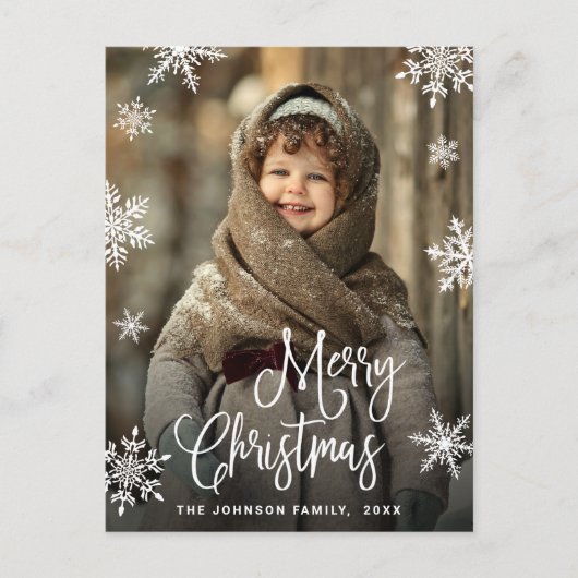 Moderne feestdag feestdag feestdag briefkaart (Voorkant)