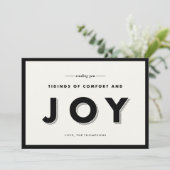 Moderne feestdag feestdagenkaart (Staand voorkant)