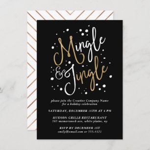 Moderne feestdag in Mingle & Jingle Kaart