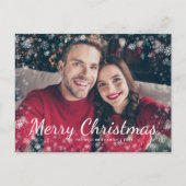 Moderne feestdag met feestdag met feestelijke fees briefkaart (Voorkant)