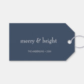 Moderne feestdag met kerst en feestdag met lichte cadeaulabel (Voorkant (Horizontaal))