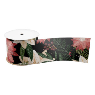 Moderne & Feestelijke Botanische Poinsettia Lint