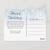 Moderne feestelijke feestelijke feestelijke feeste briefkaart (Achterkant)