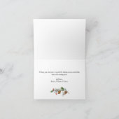 Moderne feestelijke feestelijke groet met gouden K Feestdagen Kaart (Binnen)