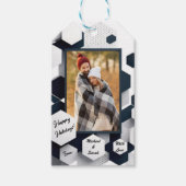 Moderne feestelijke gepersonaliseerde cadeaulabel (Voorkant)