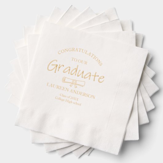 Moderne Félicitations Diplôme (Insitu (empilé))