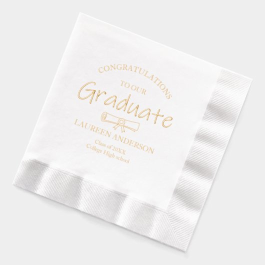 Moderne Félicitations Diplôme (Gauche)