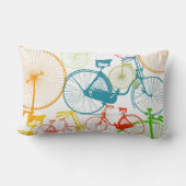  moderne fiets, heldere kleurenneonlaag kussen (Achterkant)