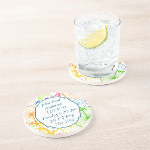  moderne fiets kleurrijke Onderzetters