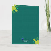 Moderne fijne St. Patrick's Day - Ierse Zegen Kaart (Achterkant)