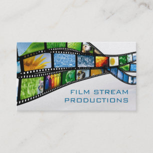 Moderne filmregisseur filmproducent visitekaartje