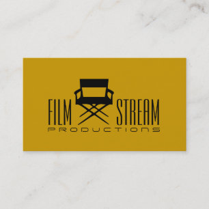 Moderne filmregisseur filmproducent visitekaartje