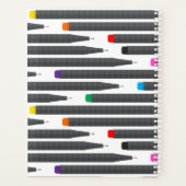 Moderne Fineline Stylos Motif Artiste Année (Dos)