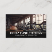 Moderne Fitness | Loopband | Dumbbell Gewichten Visitekaartje (Voorkant)