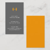 Moderne fitness/Personal Trainer Visitekaartje (Voorkant / Achterkant)
