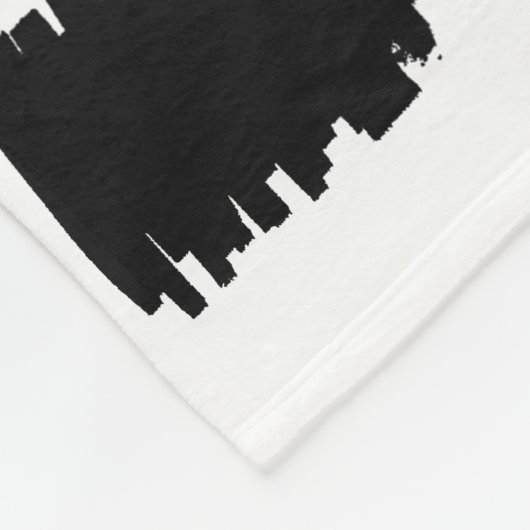 Moderne fleece deken (Hoek)