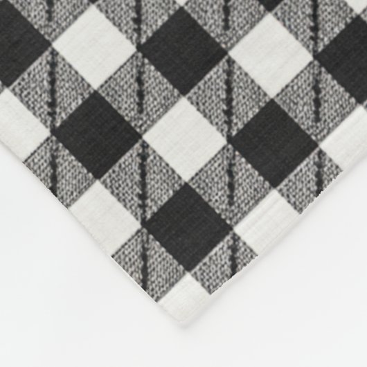 Moderne fleece deken (Hoek)