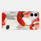 Moderne Floral Art Print iPhone Hoesje (Achterkant horizontaal)