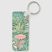 Moderne Floral Bridesmaid Sleutelhanger (Achterkant)