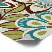 Moderne Floral Design Poster (Hoek)