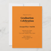 Moderne Floral Graduation 2022 Invitation photo (Dos)
