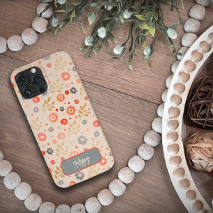 Moderne Floral Inspirivity iPhone 13 Pro Max Hoesje