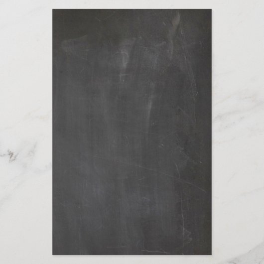 Moderne Floral Motif op Chalkboardontwerper Flyer (Achterkant)