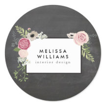 moderne Floral Motif op het bord