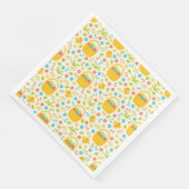 Moderne  Floral Paper Dinner Napkins Servet (Hoek)