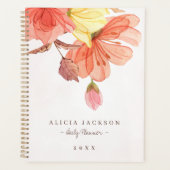 Moderne floral pastel aquarelle feminine affaires (Devant)
