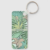 Moderne Floral Sleutelhanger (Achterkant)