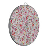 Moderne Floral-Waterverf Dartbord (Voorkant Links)
