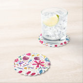 Moderne Floral-Waterverf Kartonnen Onderzetters (Insitu)