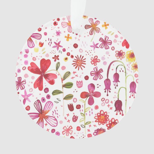 Moderne Floral-Waterverf Ornament (voorkant)